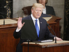 Трамп 30 января выступил перед Конгрессом
