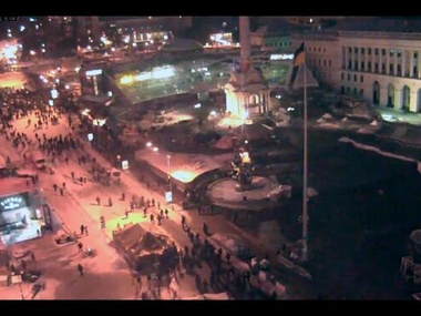 Ночной штурм Евромайдана. Онлайн-репортаж