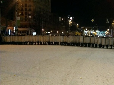 ГАИ перекрыла улицы, ведущие в центр Киева