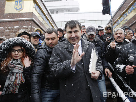 Саакашвили: У Януковича были обычные титушки, а у Порошенко – бабушки-титушки