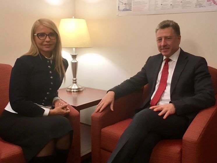 Волкер обговорив із Тимошенко можливості миротворців ООН у питанні відновлення територіальної цілісності України