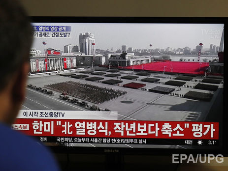 В КНДР за день до открытия Олимпиады провели военный парад. Видео