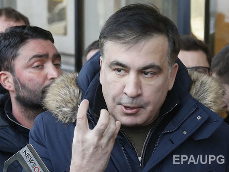 У МВС заявили, що правоохоронці затримали Саакашвілі, коли відпрацьовували 