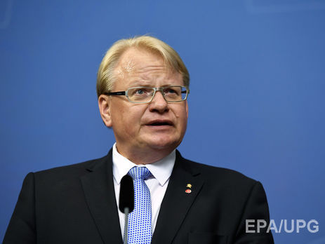 Міністр оборони Швеції заявив про готовність його країни сприяти миротворчій місії на Донбасі