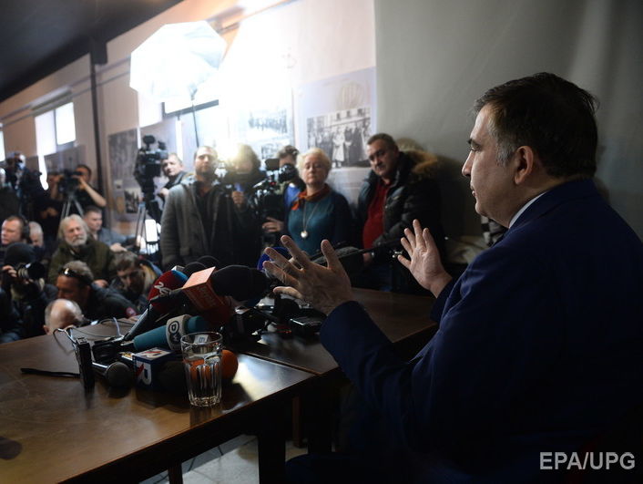 Саакашвілі про заборону на в'їзд в Україну: Порошенко для себе вирішив, що він буде при владі у 2021 році