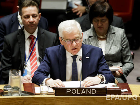 Польша поддерживает развертывание на Донбассе миротворческой миссии ООН