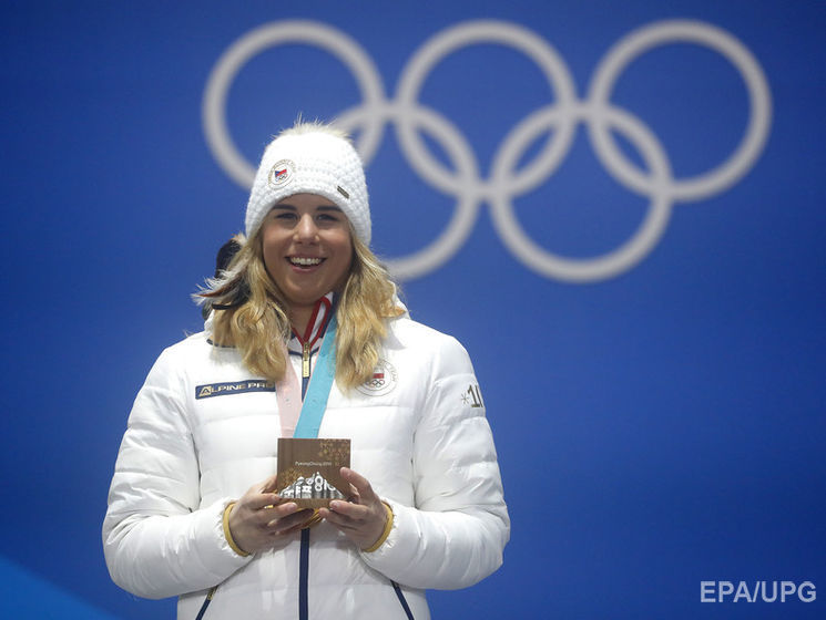 Чеська спортсменка Ледецька на Олімпіаді 2018 завоювала золоті медалі в змаганнях на лижах і сноуборді