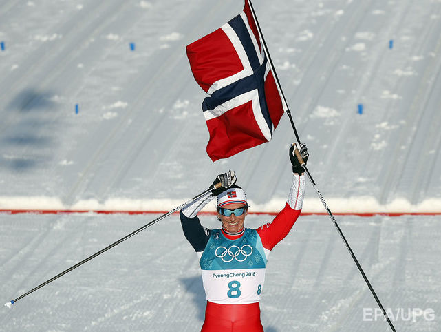 Останню золоту медаль Олімпіади 2018 здобула норвезька лижниця Бйорген