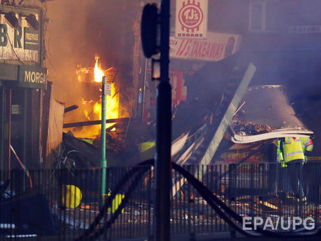 В британском городе Лестер произошел мощный взрыв. Фоторепортаж