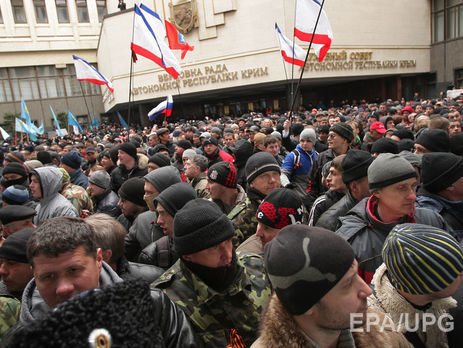У мітингах 26 лютого 2014 року в Криму брали участь переодягнені в цивільне російські військові – прокуратура АРК