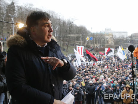 Саакашвили: Порошенко пригласил меня как боевого генерала на фронт и хотел, чтобы я стал свадебным генералом