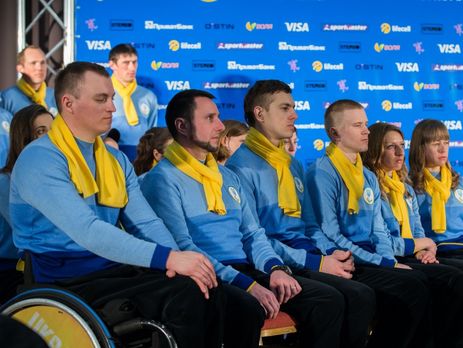 Украинскую сборную проводили на Паралимпиаду в Пхенчхане. Фоторепортаж