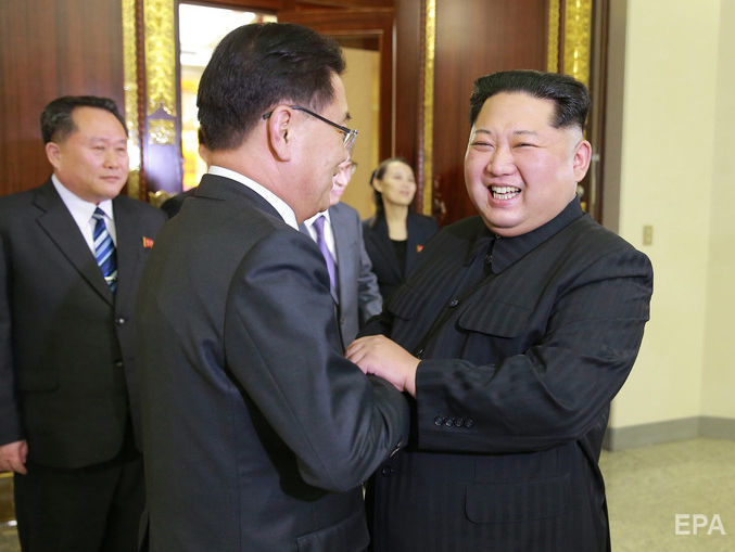 Ким Чен Ын встретился с делегацией Южной Кореи