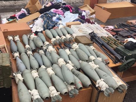 Під час документування зброї, яку перевозив Рубан, загорівся снаряд