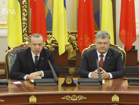 Порошенко призвал Эрдогана не признавать российские выборы в аннексированном Крыму