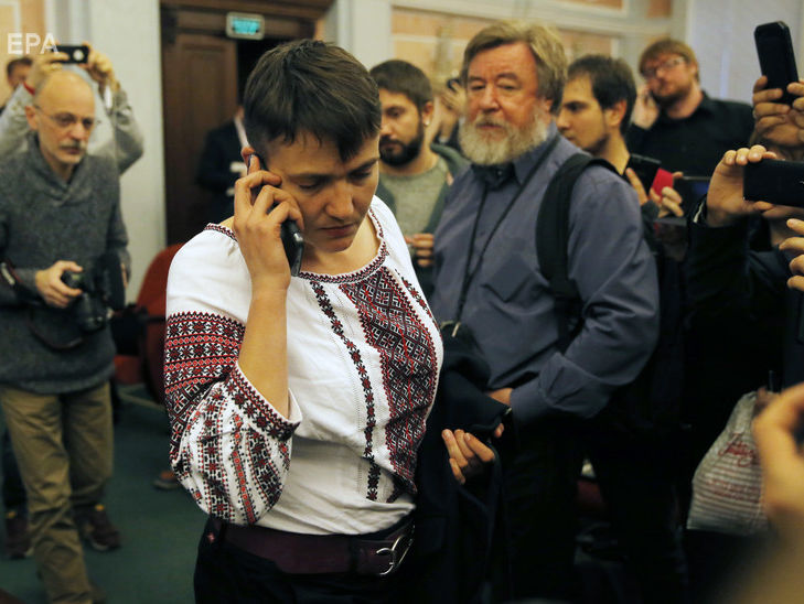Савченко заявила, что ее заранее предупреждали о "провокации" с госпереворотом