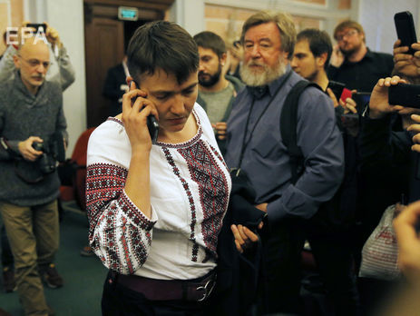 Савченко заявила, что ее заранее предупреждали о 