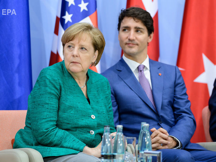 Трюдо і Меркель обговорили важливість солідарності країн – членів НАТО у ситуації з отруєнням Скрипаля