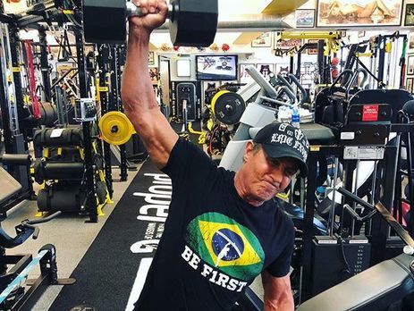 71-річний Сталлоне показав своє тренування