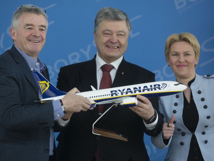 Исполнительный директор Ryanair: Мы ожидаем, что привезем сотни тысяч европейцев в Украину