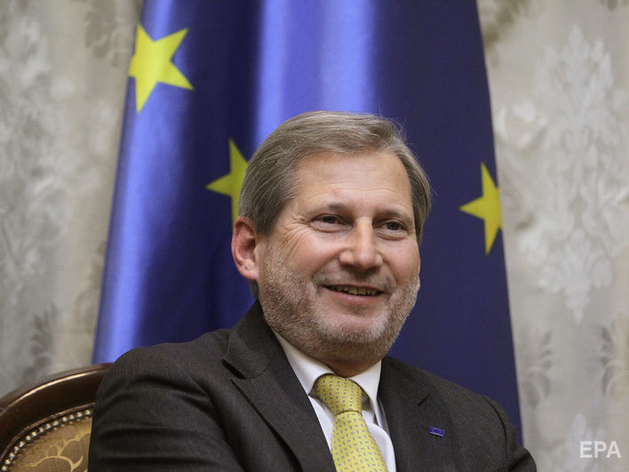 Єврокомісар Ган стурбований відсутністю в Україні вироків проти високопосадовців, які фігурують у розслідуваннях НАБУ
