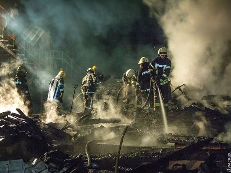 Вечером 15 сентября в детском лагере на улице Дача Ковалевского в Одессе вспыхнул пожар