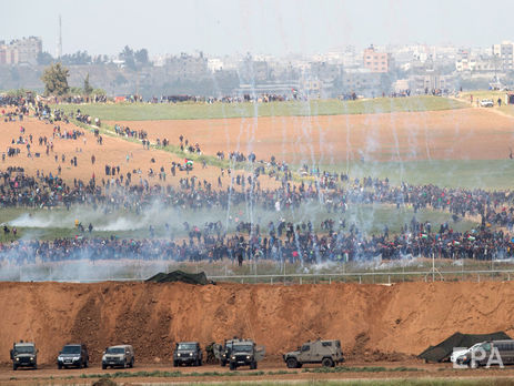 В Палестине заявили, что 12 человек погибли в ходе столкновений с израильскими военными в секторе Газа