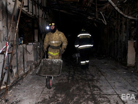 У МНС Росії заявили, що сигналізацію в "Зимней вишне" перевели в ручний режим за тиждень до пожежі