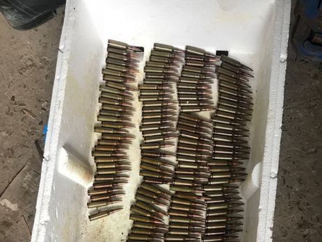 СБУ изъяла в Киевской области боеприпасы и оружие, незаконно вывезенные из зоны АТО