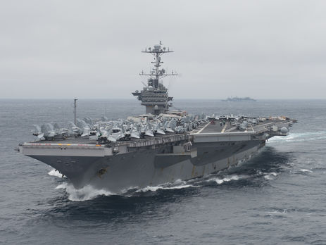 США направили ударную группу во главе с авианосцем USS Harry S. Truman к берегам Сирии‍. Фоторепортаж
