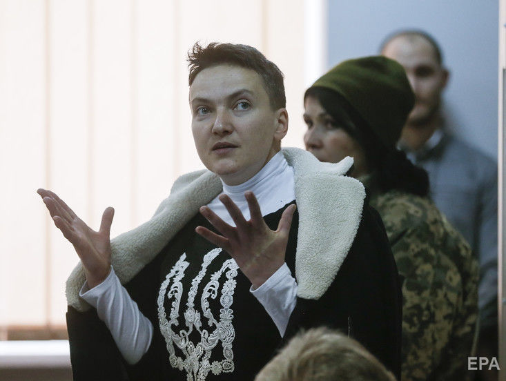 Савченко прекратила голодовку на три дня