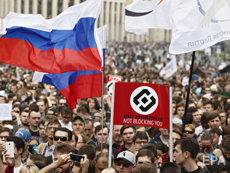 В Москве прошел митинг против блокировки Telegram. Фоторепортаж