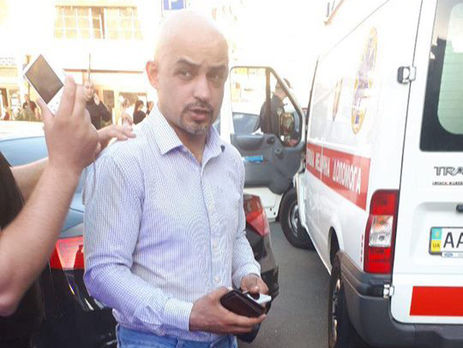 Нардепа Найема избили в Киеве после конфликта на дороге. Фоторепортаж