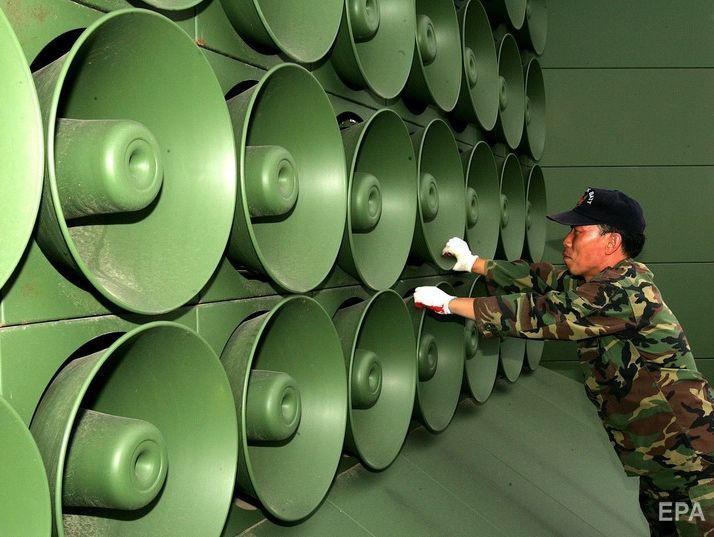 Південна Корея вимикає гучномовці, які транслювали пропаганду на територію КНДР