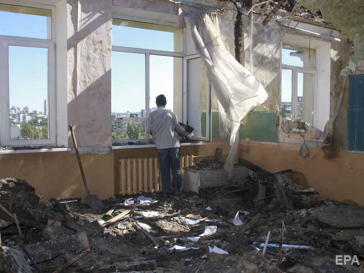 Від початку 2017 року на Донбасі було пошкоджено або зруйновано як мінімум 45 шкіл – ЮНІСЕФ