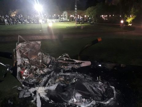 У Бразилії на весіллі упав вертоліт із нареченою, вона не постраждала