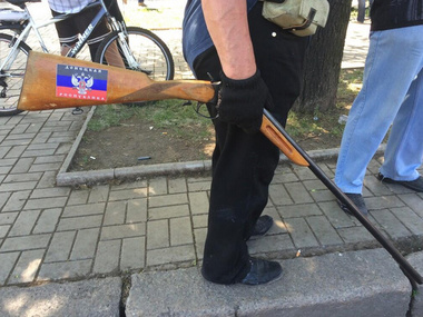 Второй день антитеррористической операции в Донецке. Фоторепортаж