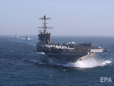 В Средиземном море российский фрегат наблюдал за действиями американского авианосца