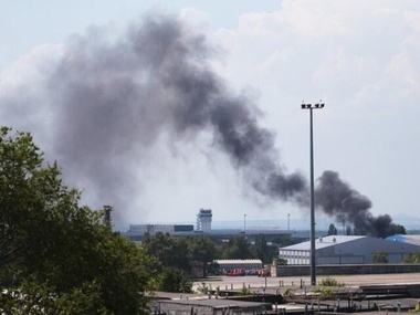 В интернете появилось видео разрушенного в результате антитеррористической операции аэропорта "Донецк"