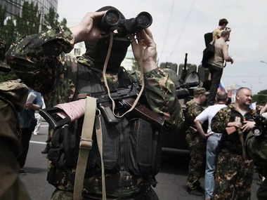 В Донецке силовики захватили огнемет и автобус с оружием, принадлежавшие боевикам