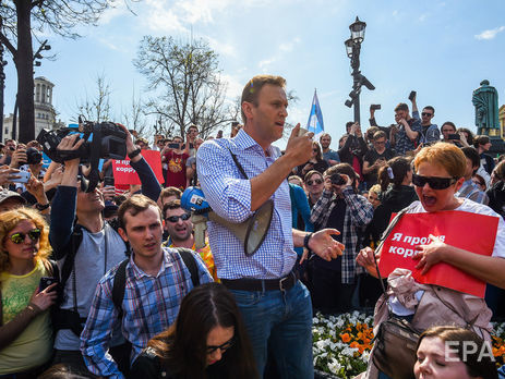 Навального заарештували на 30 діб за акцію "Він нам не цар"