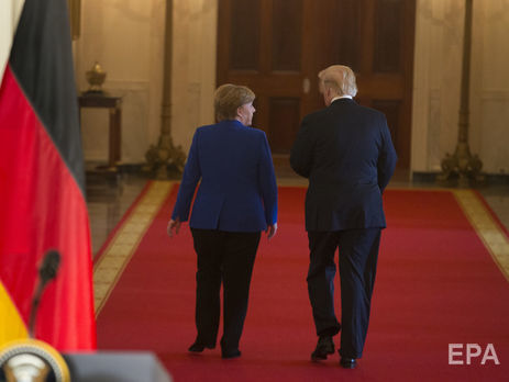 Трамп призывал Меркель отказаться от поддержки 