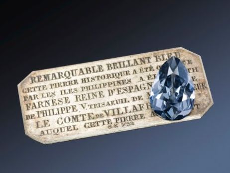 На аукционе Sotheby's продали редкий голубой бриллиант