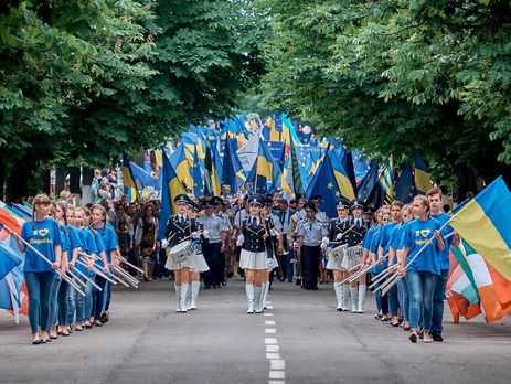 У Покровську Донецької області відсвяткували День Європи в Україні. Фоторепортаж