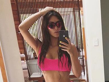 Кардашян показали своих старших детей