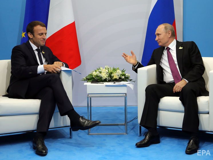 Зустріч Путіна і Макрона відбудеться 24 травня в Санкт-Петербурзі