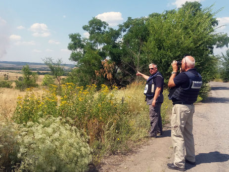 Місія ОБСЄ зазнала обстрілу в Луганській області