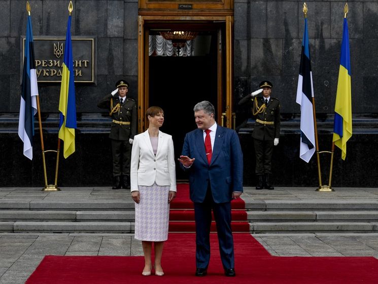 Президент Эстонии заявила, что борьба с коррупцией так же актуальна для развития Украины, как борьба на востоке