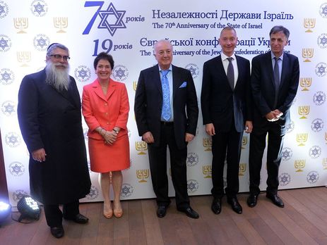 Lozhkin became the president of the Jewish Confederation of Ukraine