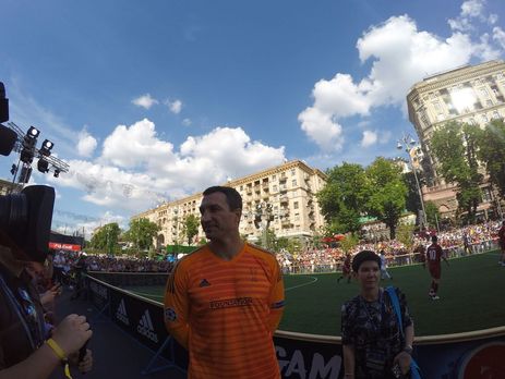 Команда друзей Шевченко стала одним из победителей мини-футбольного турнира на Крещатике